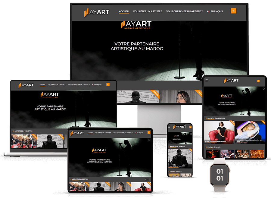 Ayart.ma creation site web fr